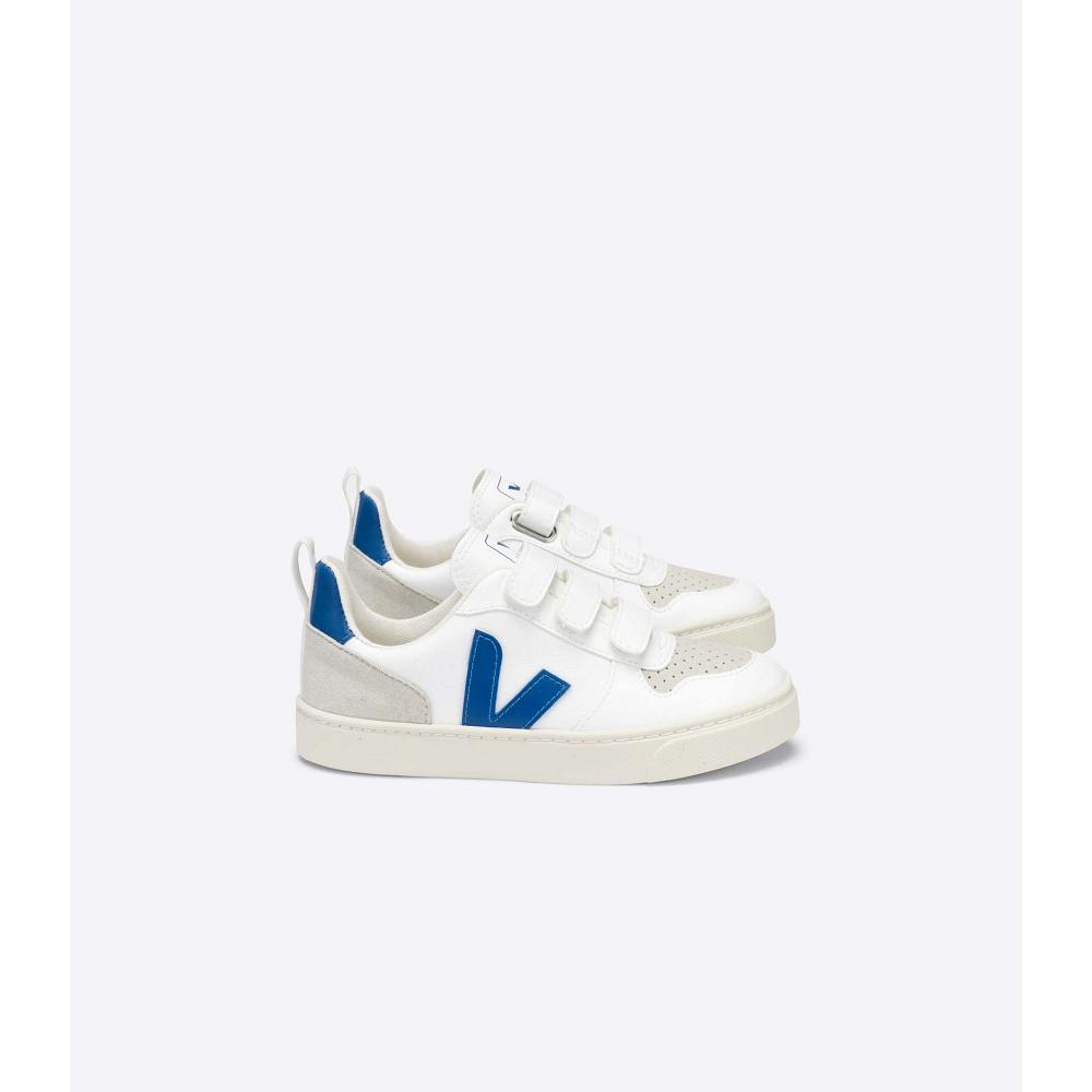 Veja V-10 CWL Tornacipő Gyerek White/Blue | HU 855HAP